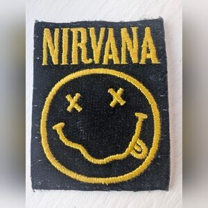 Nirvana smiley iron-on patch